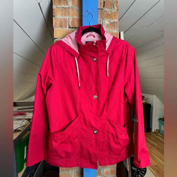 Mackintosh Red Hooded Lined Jacket - Picture 7 of 7